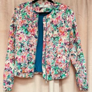 Floral Bomber Jacket